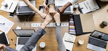 Public Private Partnership Fist Bump