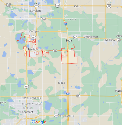 Berthoud Colo Google Map