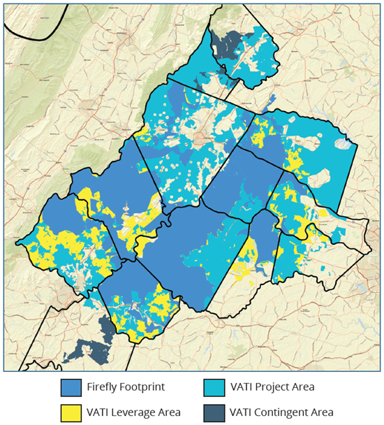 CVEC Firefly RISE project map