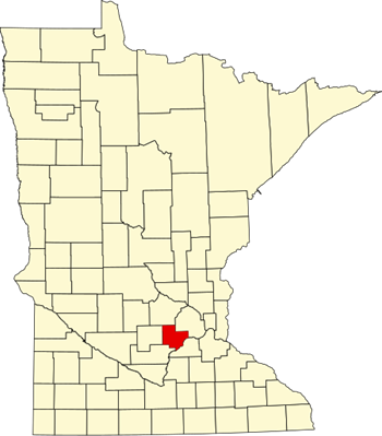 Carver County map 