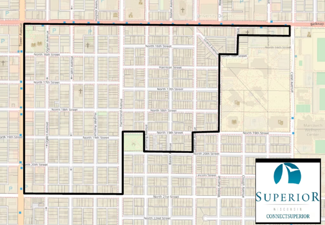 Superior Wisconsin Fiber map phase 1