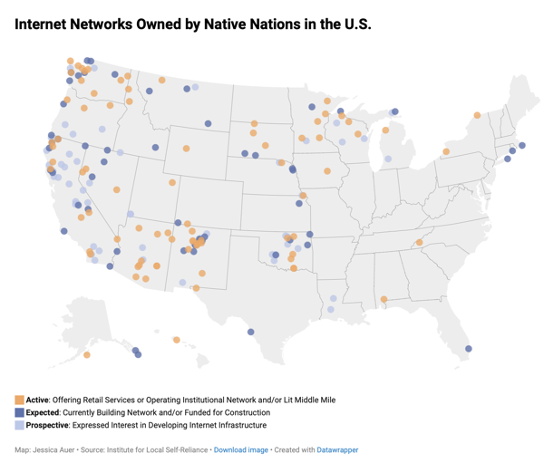 Tribal Networks Map