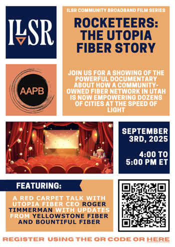 Flyer with details about film series screening