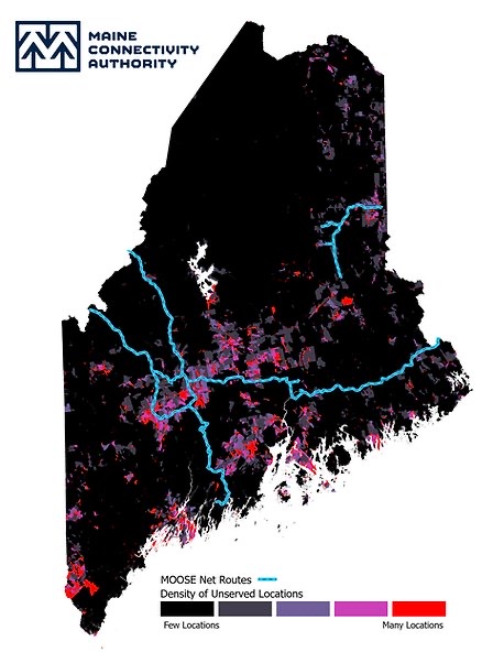 Maine MOOSE Net map