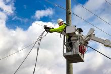 Suwannee Valley Electric Cooperative construction photo