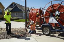 Pulse Fiber Construction Crew Gets Busy